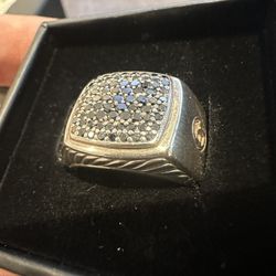 David Yurman Black Diamond Ring 