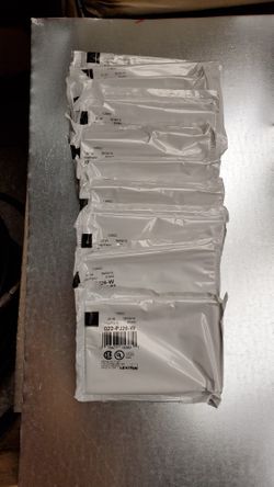 100 White Decora Cover Plates 022-pj26-w