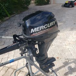 Mercury 9.9hp Outboard with Free 10 Foot West Marine RIB Inflatable