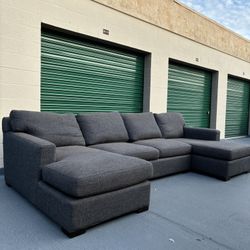 Crate & Barrell Down Feather U-Shape Sectional 🛻Delivery Available🛻