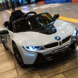 🌐🌐!!BRAND NEW 12V LUXURY REMOTE CONTROL Electric Kid Ride On Car Power Wheels BMW i8 with LEDs,Music, USB And Mp3