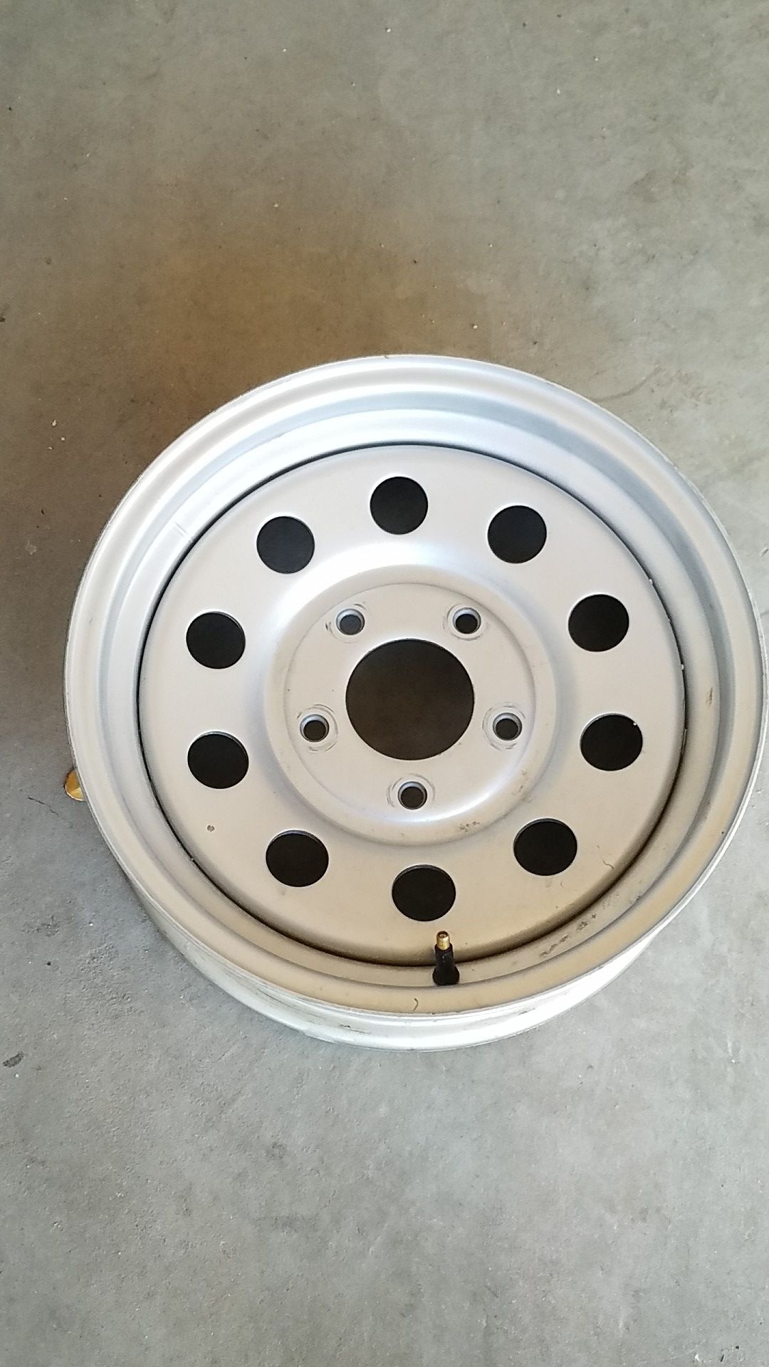 Spare trailer rim