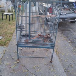 Large Wrought Iron Dome To Bird Cage