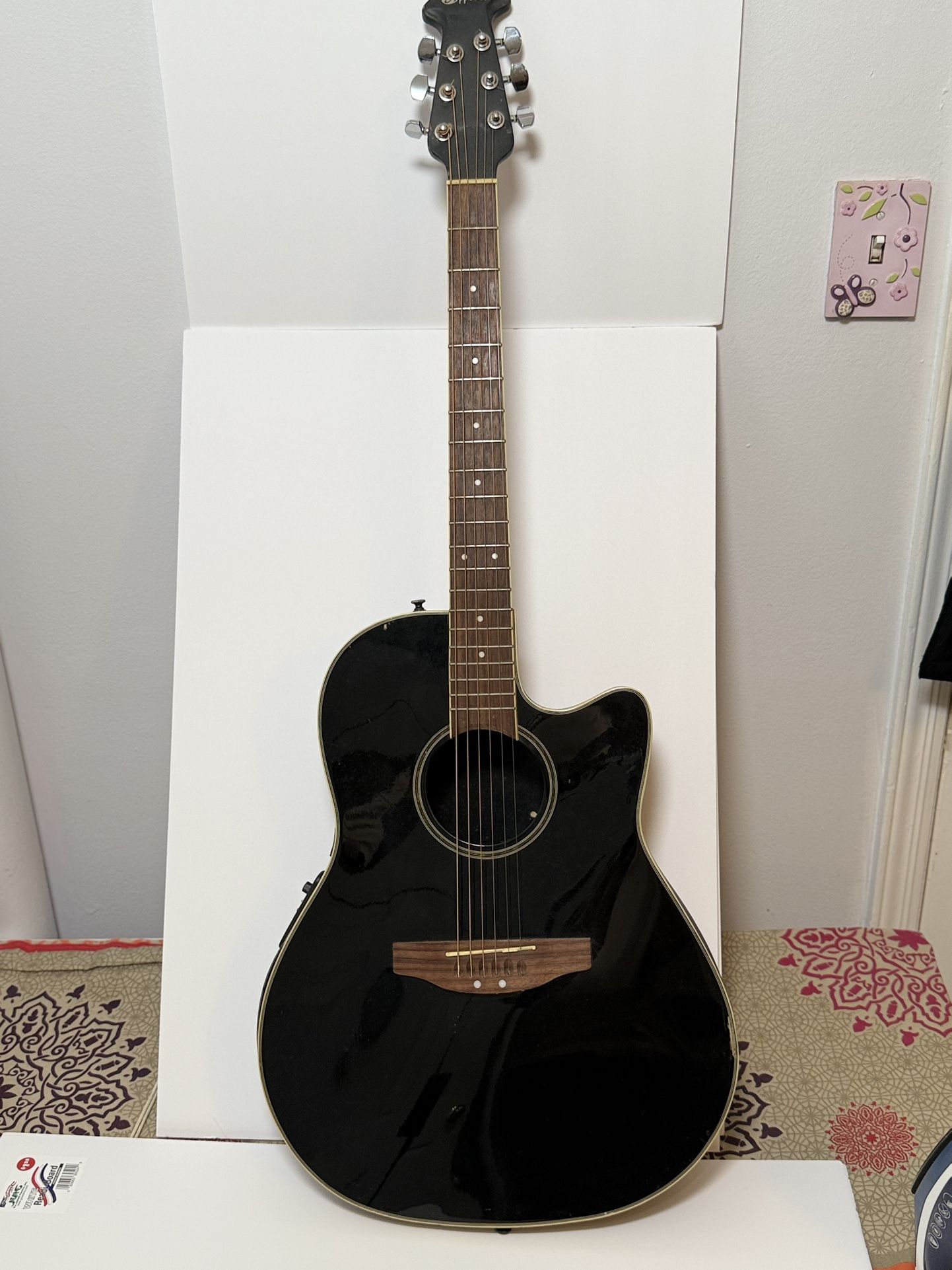 2010 Applause by Ovation Acoustic Guitar – Great for Beginners (Needs Minor Repair)