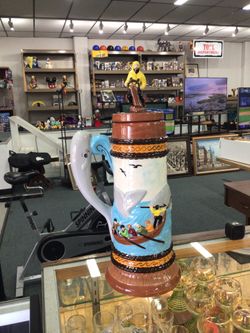 Ceramic Whaling Stein 20”