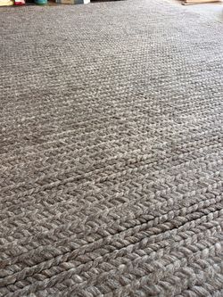 Rug braided Room and Board