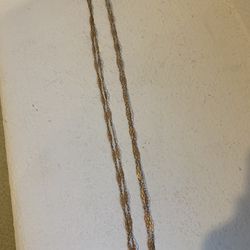 26 Inch Gold Plate Necklace 