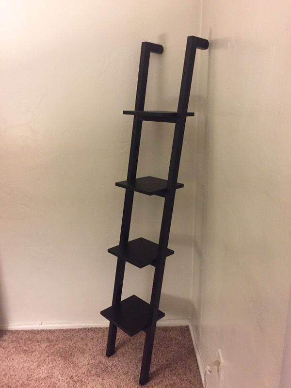 Black Ikea Rexbo Ladder Shelf Display For Sale In Huntington Beach