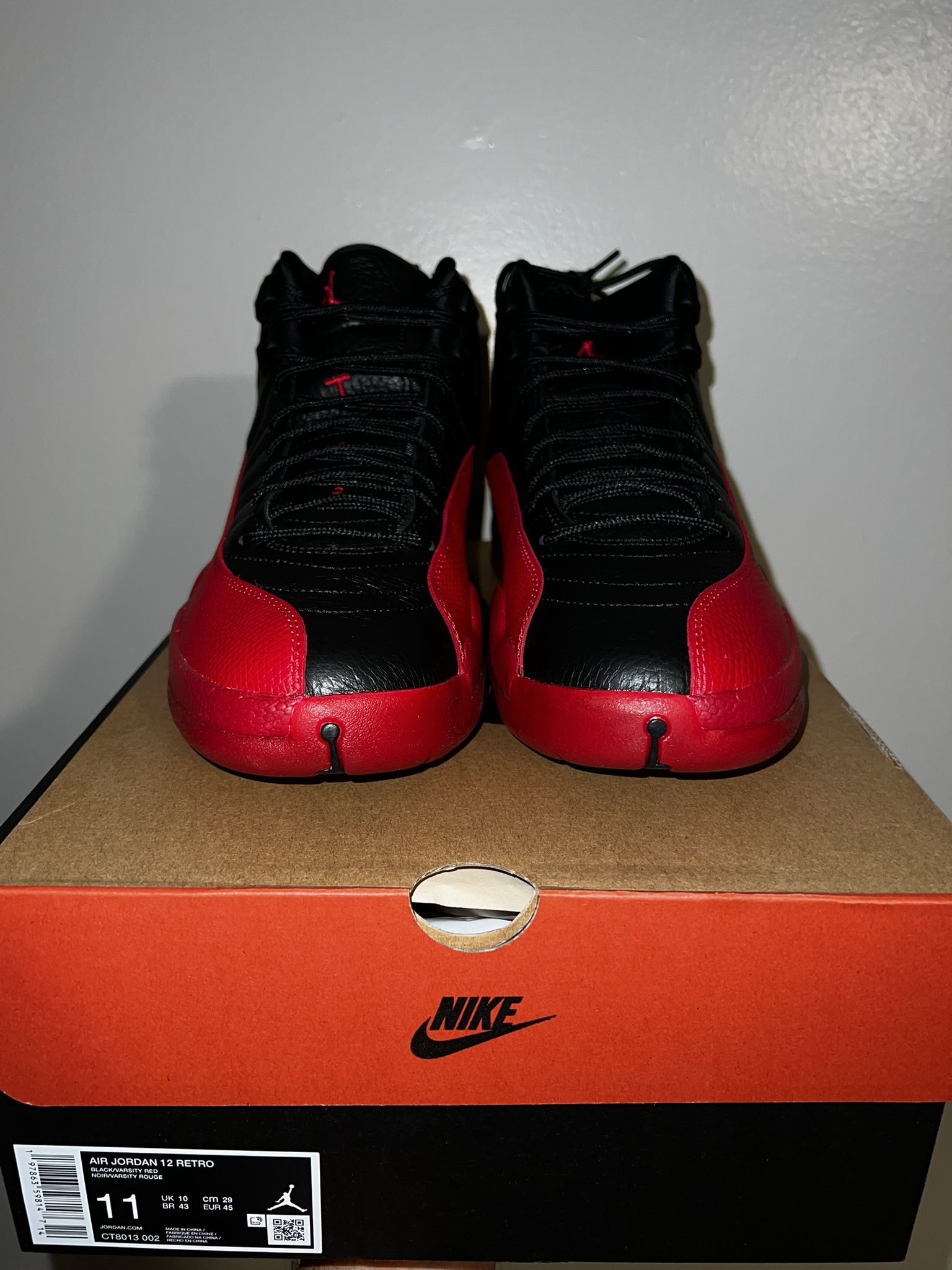Air Jordan Retro 12 “Flu Game” Size 11 