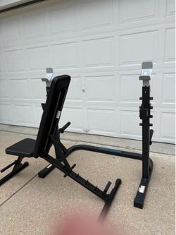 PROFORM   Adjustable Bench and rack $140