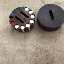 Vintage Rotating Caddy Poker Chips $12.00 Now $10.00