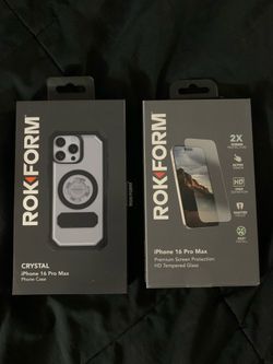 Rokform case iPhone 16 Promax and tempered glass screen protector