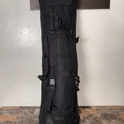 Black Tactical Gear Carry Case With Strap 