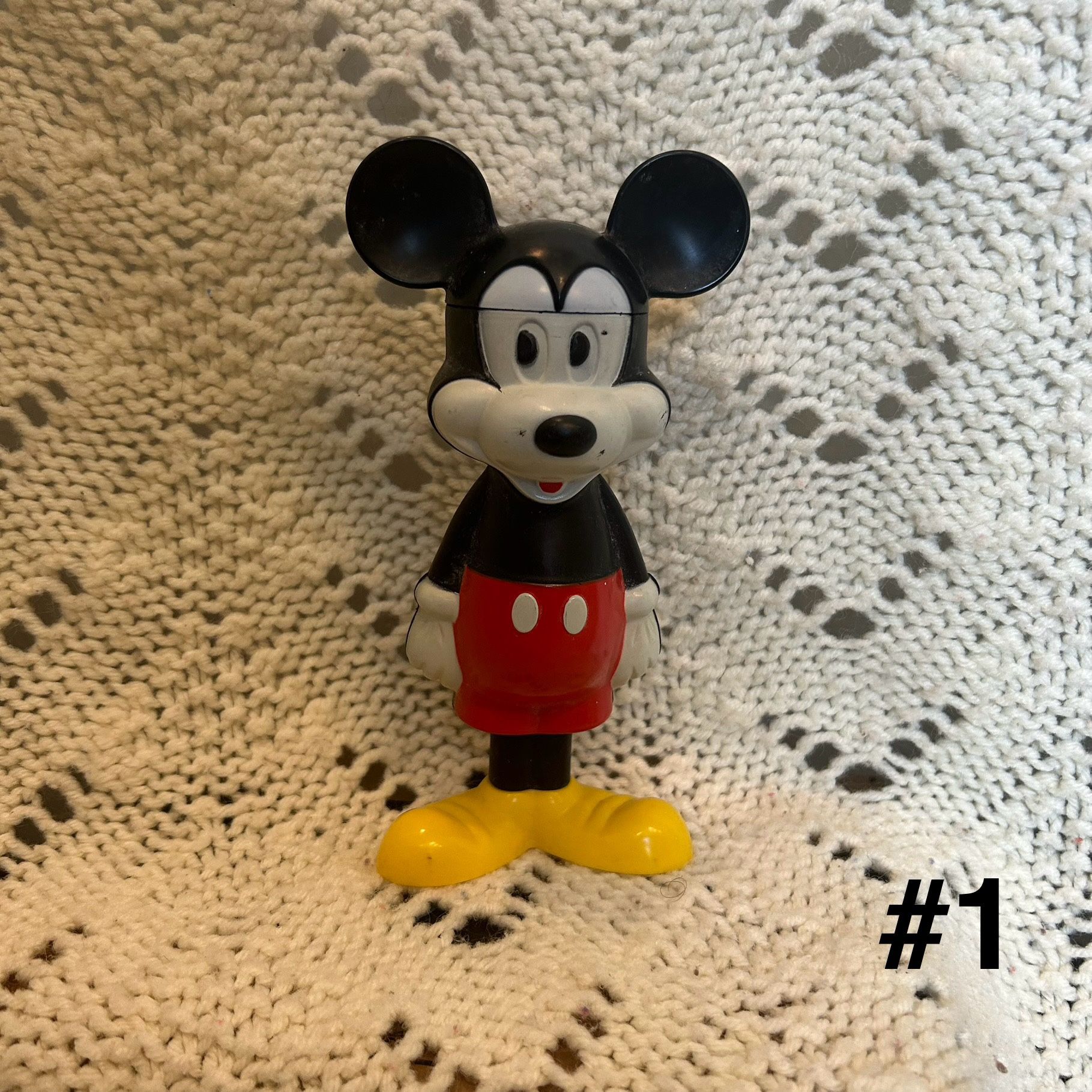 Vintage Avon Mickey Mouse Bubble Bath Bottle, #1