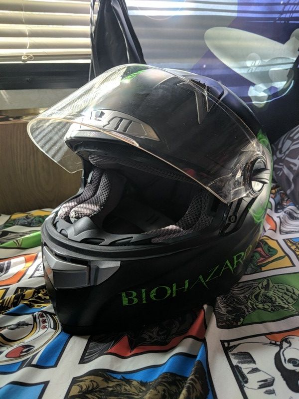 Biohazard v2 medium motorcycle helmet