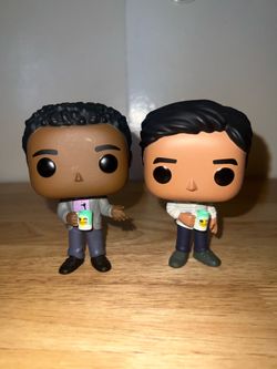 Vaulted Oob Troy Barnes & Abed Nadir Community Funko Pops #838 & #839 Television Morning