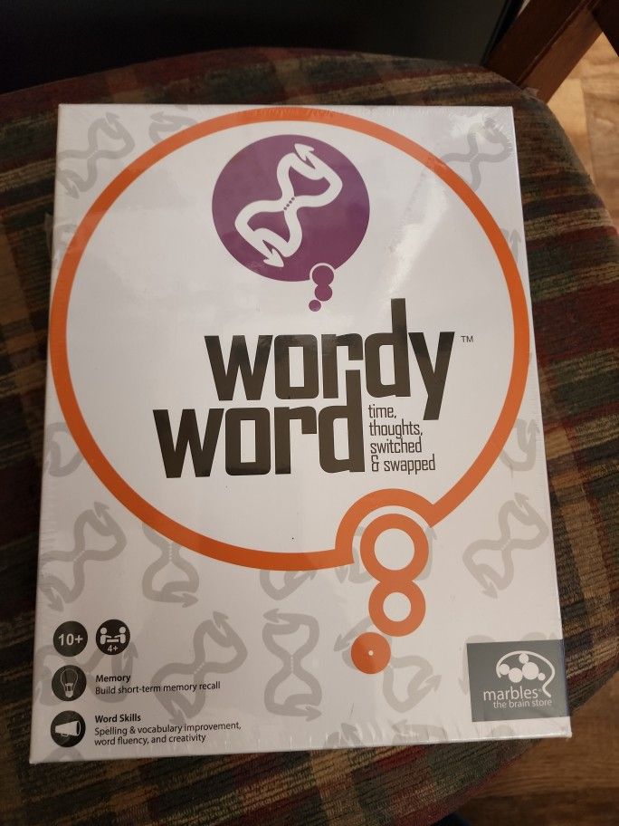 Wordy Word Board Game by Marbles: The Brain Store Spelling Vocabulary New Sealed