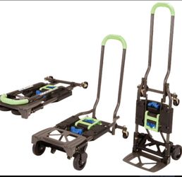 Cosco Shifter Multi-Position Folding Hand Truck and Cart, Green
