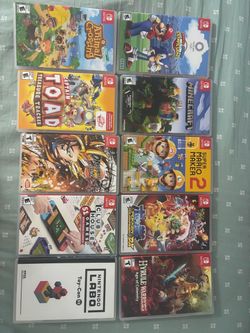 Nintendo Switch Games (Lot of 10)