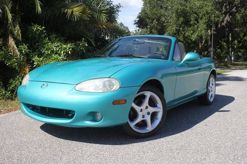 **** 2003 Mazda MX-5 Miata Roadster in Splash Green Mica only 84k****
