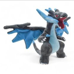 Pokemon Center USA 2014 Poké Plush Mega Charizard X Nintendo NEW Rare TRU