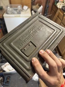 Vintage WWII 30cal Reeves Ammo Box  *Empty*