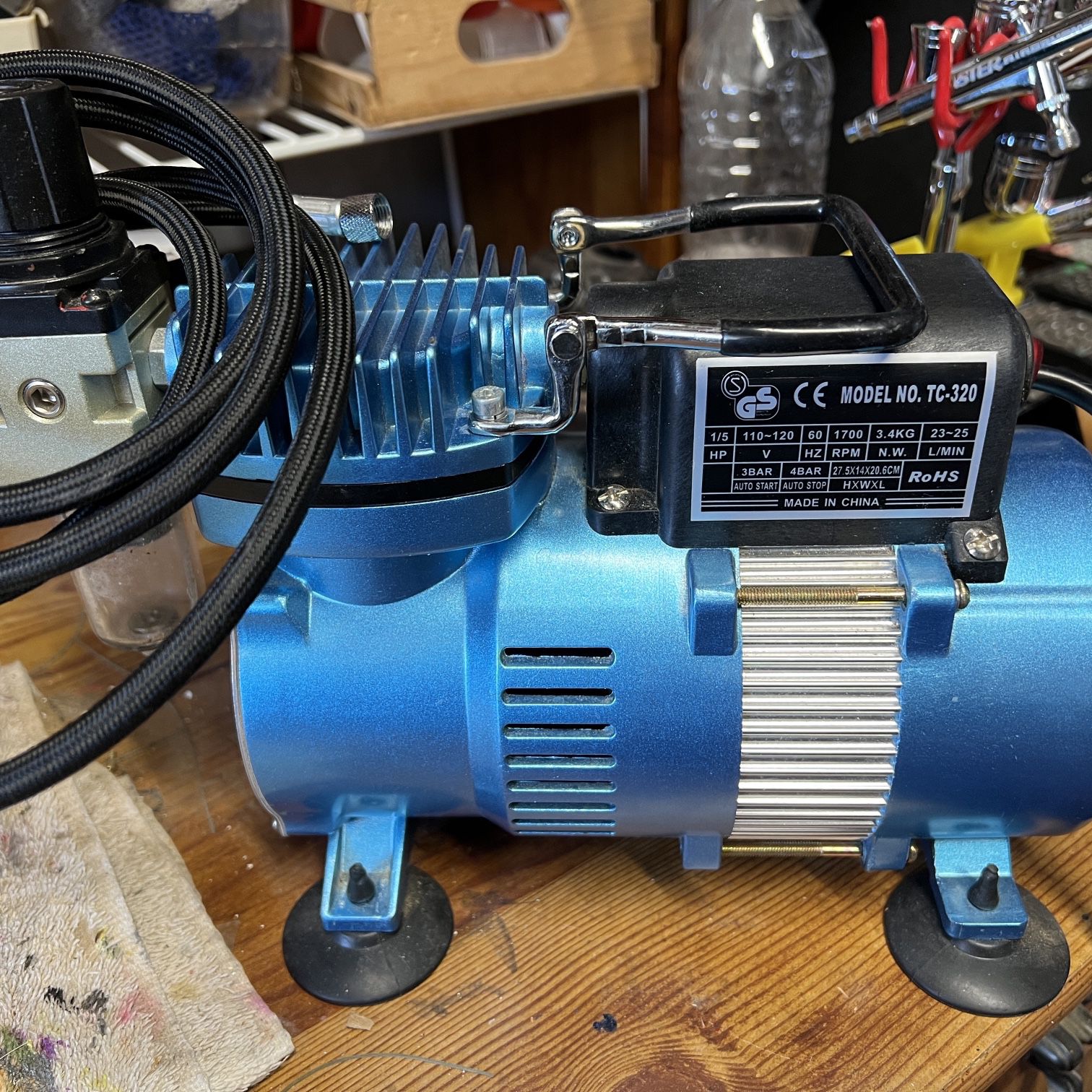 Master Airbrush Compressor (like New) PRICE IS NOT NEGOTIABLE for Sale in  Palmdale, CA - OfferUp