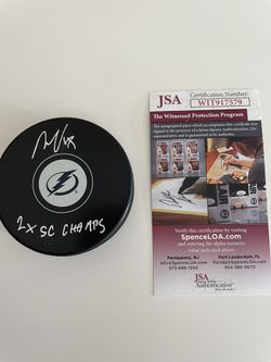 Ondrej Palat Signed Puck COA