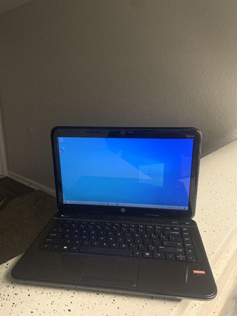 Hp Laptop W 256gb SSD, 6gb Ram, AMD, With Good Battery With Charger