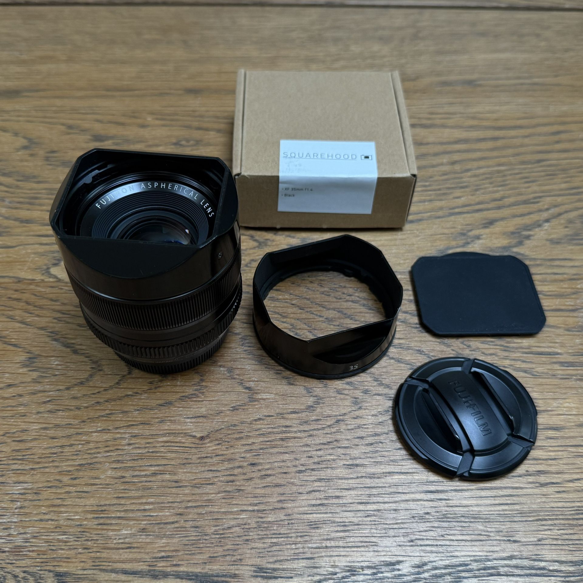 Fujifilm XF 35mm F1.4 With Squarehood