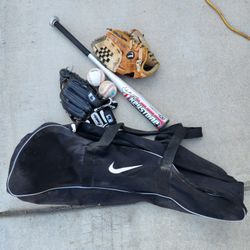 Baseball Gear With Bag