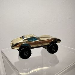 Hot Wheels HW 20th Anniversary Gold Corvette Stingray Toy Car Loose Vintage 1975 Hot Wheels