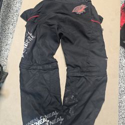 Older Used Black Dirt Bike Pants O'Neal A-10