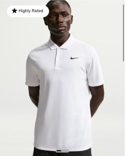 Nike tennis polo shirt (white)