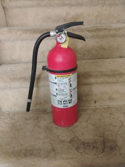 Fire extinguisher for sale.