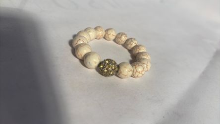 Cream bracelet