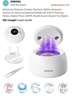$25 ultrasonic Retainer Cleaner Machine, 