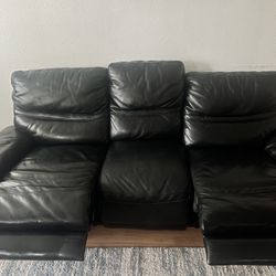 Real Leather Couch For Sale