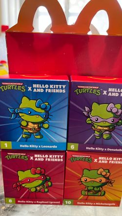 Hello Kitty TMNT Happymeal Toys $30 For The Set