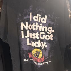 Vetements I Did Nothing. I Just Got Lucky Tee