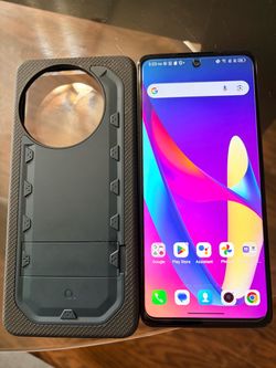 TCL Android Smartphone with Black Protective Case and Screen Protector