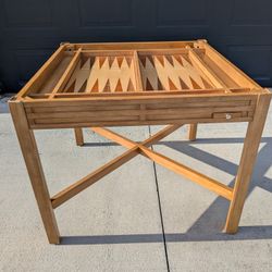 Wooden Backgammon Table-Table Only 200
