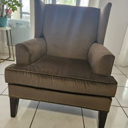 Custom Wingback Accent Chair