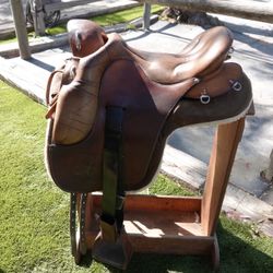Brown Ortho-Flex Endurance Trail Saddle