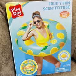 NEW- Play Day Fruity Fun Lemon Scented Float Ring