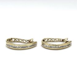 14K YG Diamond Earrings EPJ026608