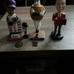 Randy Johnson Bobble Head Barrel Man Bobble Head Art Labor