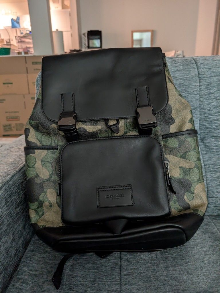 Camo Coach Backpack