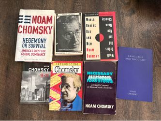 Noam Chomsky Book Lot