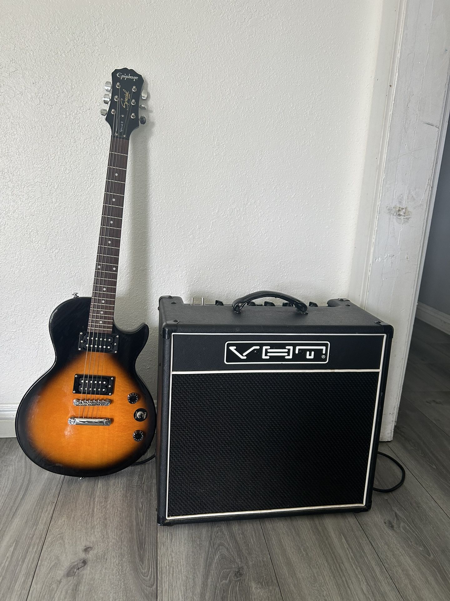 VHT Guitar Amp And Epiphone Guitar 